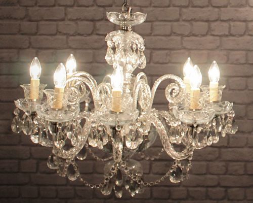 Large 8 Branch Chandelier C.1930