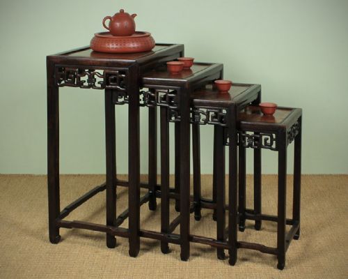 Oriental Nest of Four Tables C.1910.