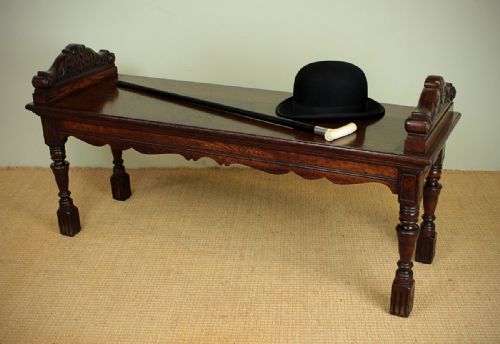 Oak Window Seat C.1880.