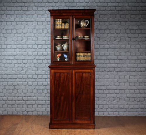 Narrow Mahogany Bookcase C.1840.