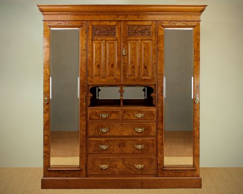 Pollard Oak Wardrobe C.1880.