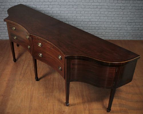 9’ Long Mahogany Sideboard C.1810.