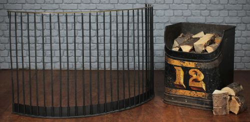Brass & Iron Fire Guard C.1880.