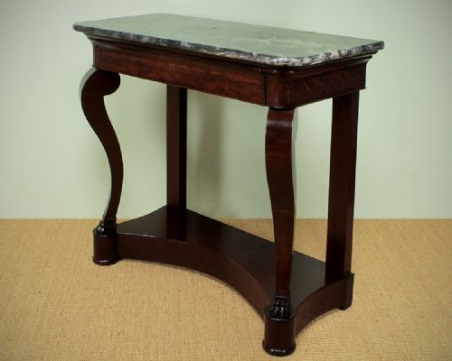 Marble Top Console Table C.1850.
