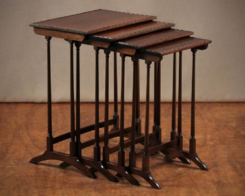 Edwardian Mahogany Quartetto Nest of Tables C.1910.