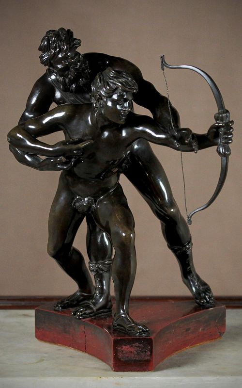 Classic Bronze Figure Group C.1900.