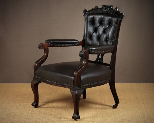 Edwardian Mahogany Armchair C.1905.