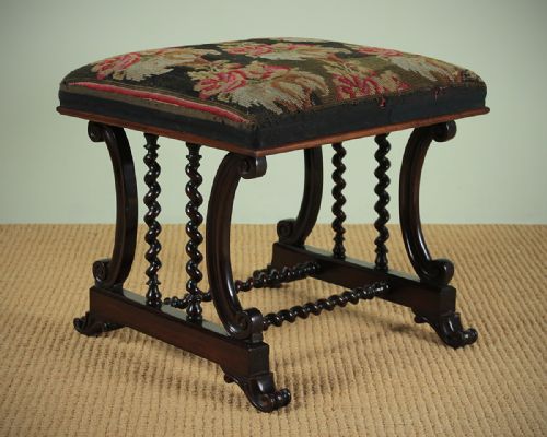 Early 19th.c. Rosewood Stool C.1830.