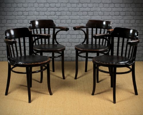 Set of Four Thonet Armchairs C.1920.