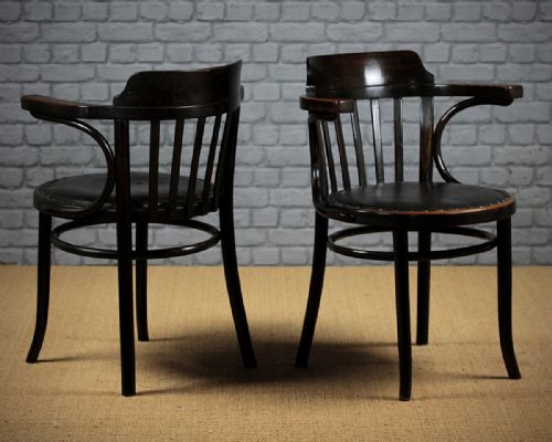fig 1. Set of Four Thonet Armchairs c.1920.
