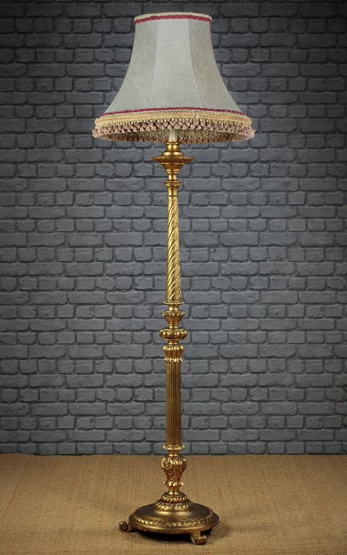 Gilded Standard Lamp C.1930.