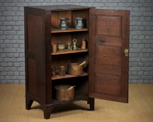 Welsh Oak Pantry Cupboard C.1830.