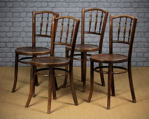 4 Bentwood Cafe Chairs C.1930.