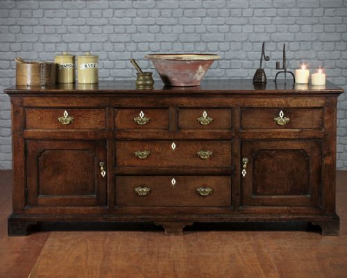 Mid 18th.c. Oak Dresser Base C.1760.