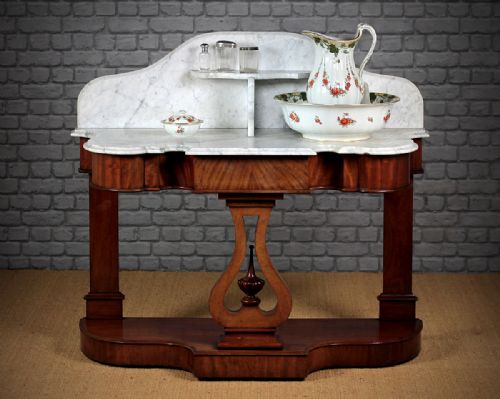 Mid 19th.c. Marble Top Washstand or Dressing Table C.1860.