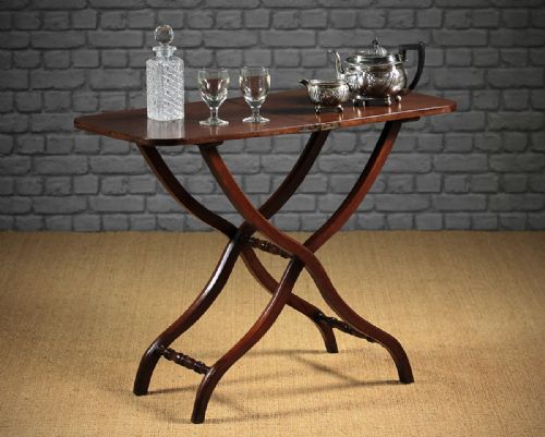 Folding Mahogany Coaching Table C.1850.