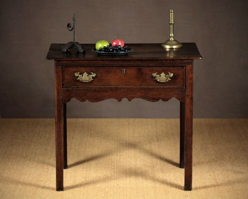 Late Georgian Oak Side Table C.1790.