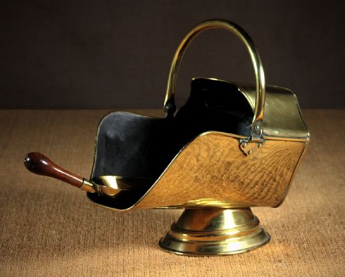 Scottish Brass Coal Bucket C.1880.