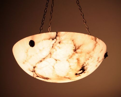 Alabaster Light Shade C.1920.