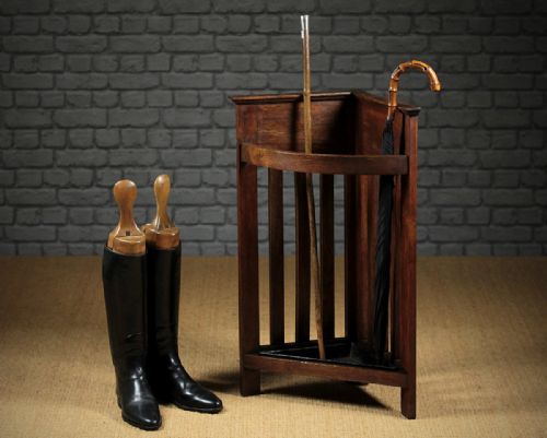 Arts & Crafts Corner Stick Stand C.1910.