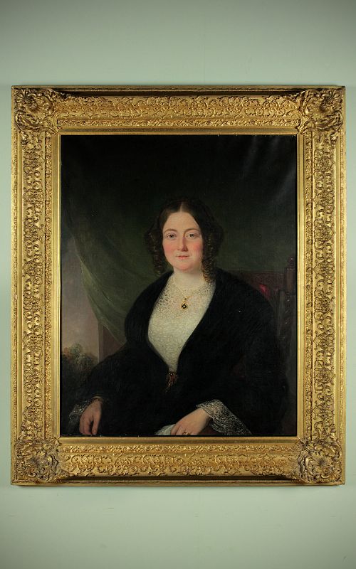 fig 1. Portrait of Lady by R.T Pentreath c.1853.