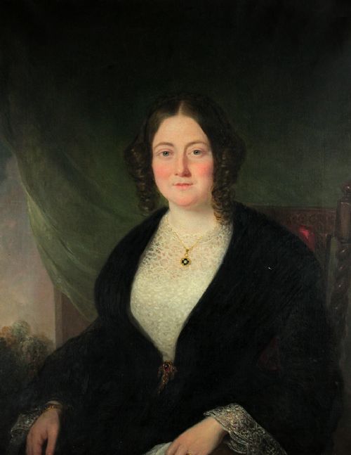 Portrait of Lady by R.t Pentreath C.1853.