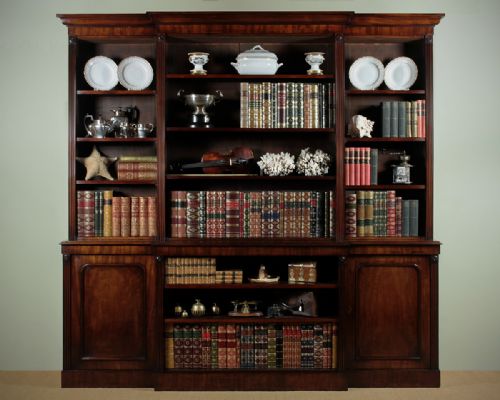 Early 19th.c Mahogany Library Bookcase C.1835.