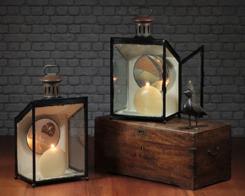 Pair Large Garden Lanterns C.1890.