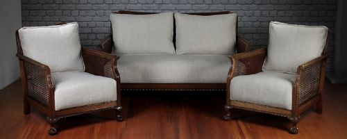 Three Piece Bergere Suite C.1930.