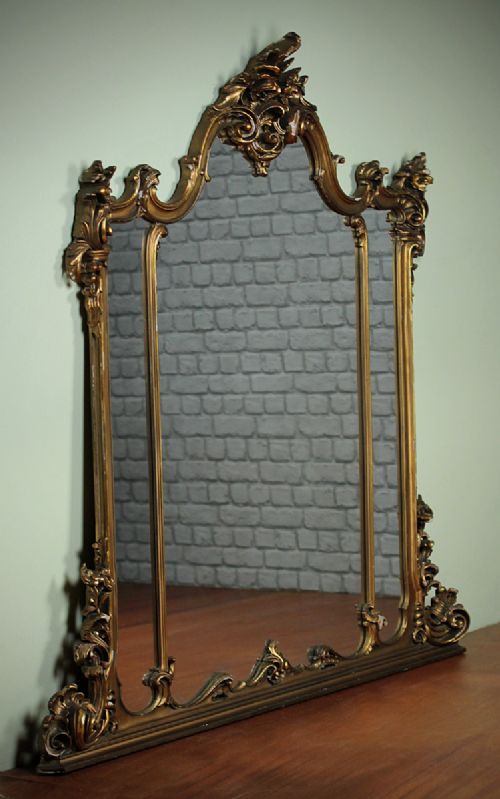 Early 20th.c. Italian Overmantle Mirror C.1920.