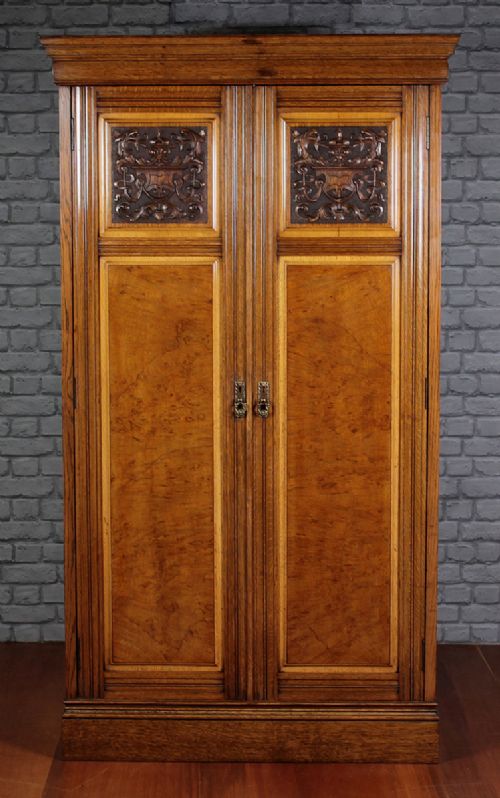Small Oak Wardrobe C.1890.