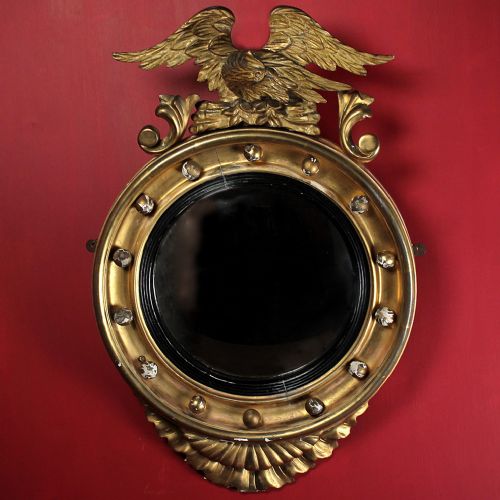 19th.c. Convex Wall Mirror C.1890.