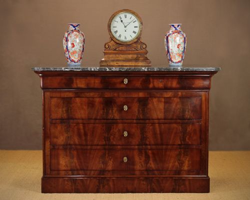 Louis Philippe Marble Top Chest of Drawers C.1830.