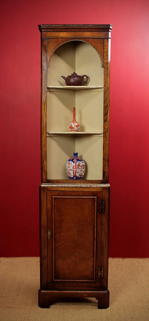 Small Walnut Corner Niche C.1930.