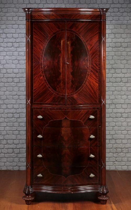 Edwardian Gentleman’s Clothes Press. C.1910.