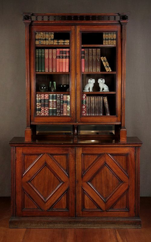 Unusual Edwardian Bookcase C.1910.