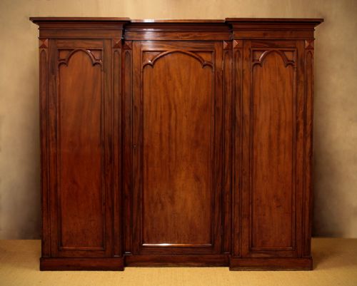 19th.c. Three Door Wardrobe & Press C.1860.