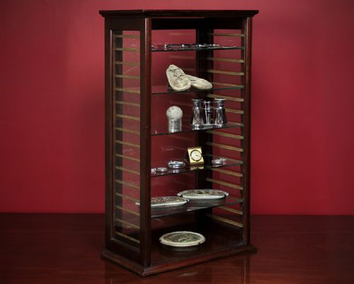 Edwardian Mahogany Counter Top Shop Display C.1910.