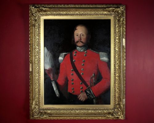 Large Mid 19th.c. Portrait of Henry Onslow C.1850.
