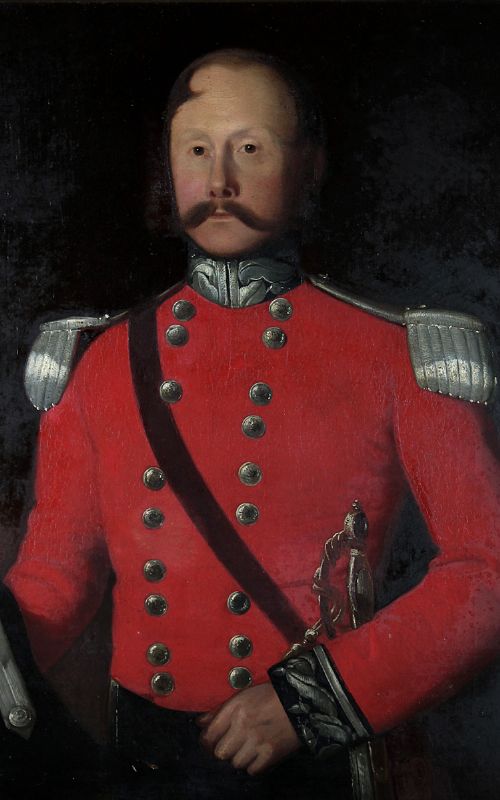 fig 1. Large Mid 19th.c. Portrait of Henry Onslow c.1850.
