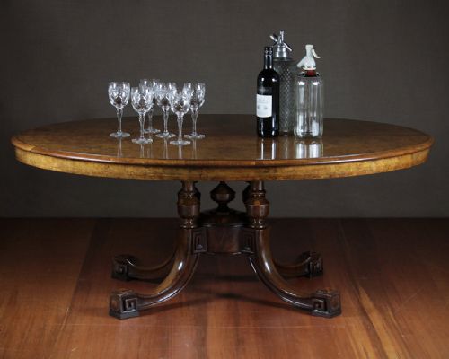 Mid 19th.c. Burr Walnut Centre Table C.1870.