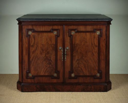 Faux Marble Top Side Cabinet C.1850.