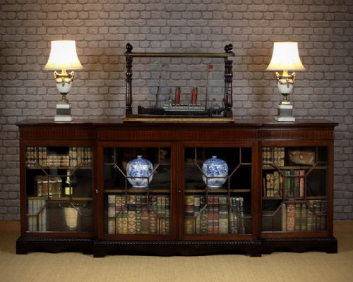 Edwardian Mahogany Four Door Bookcase C.1910.