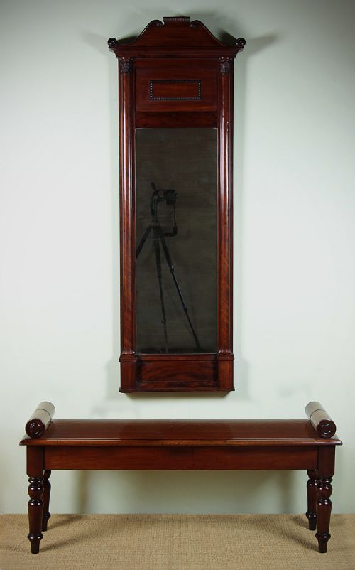 Regency Mahogany Pier Glass C.1830.