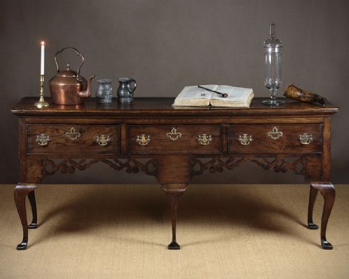 Oak Dresser Base C.1850.