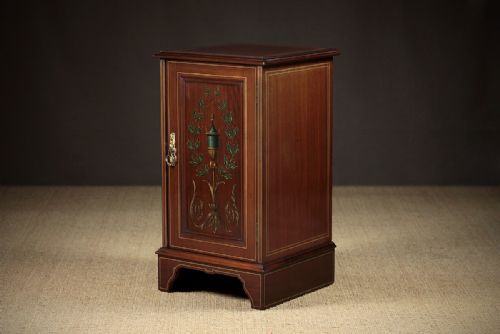 Painted Mahogany Bedside Cabinet C.1905.
