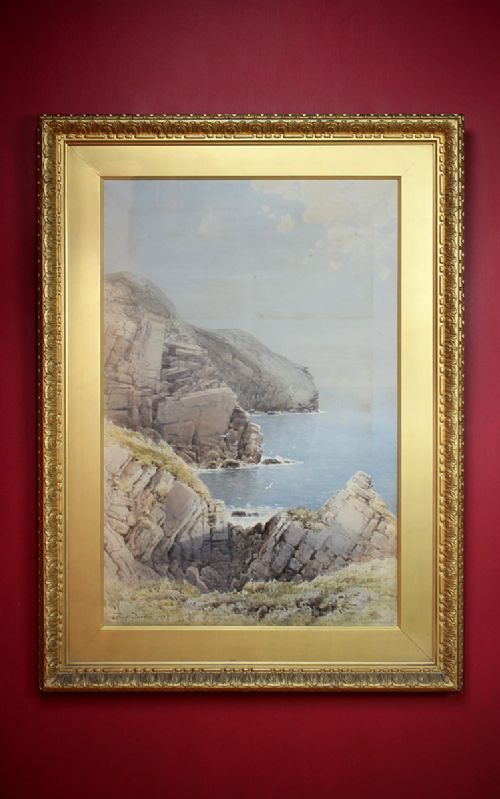 Large Isle of Man Seascape C.1897.