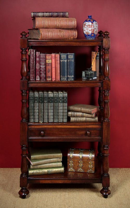 Four Tier Mahogany Shelves C.1875.