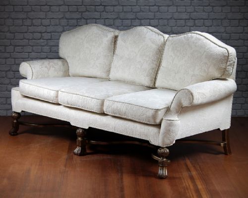 Large Queen Anne Style Sofa C.1910.