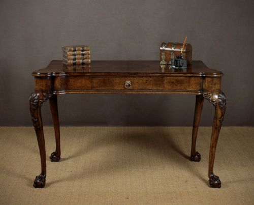 Burr Walnut Writing Table C.1910.
